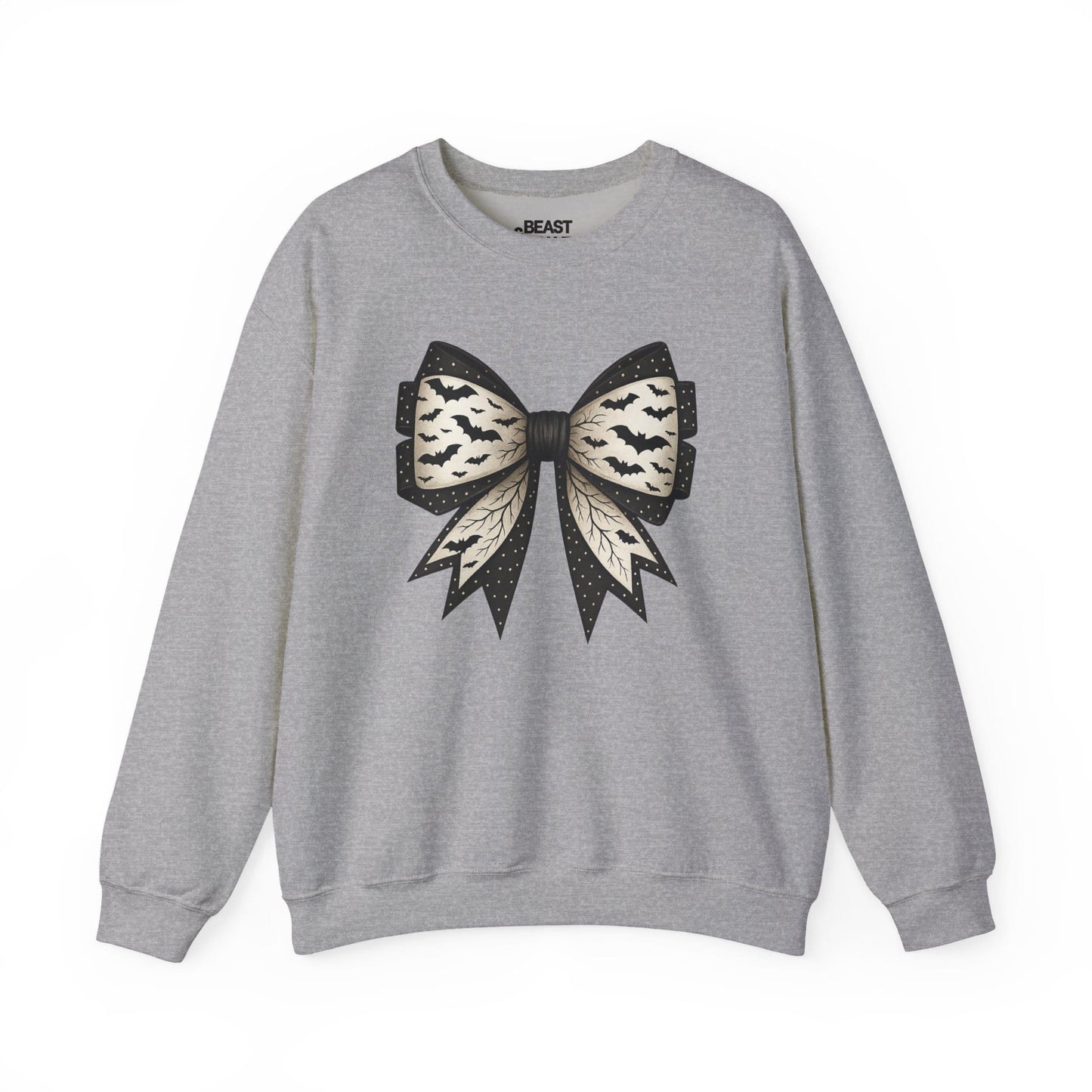 bat lace bow sweatshirt sport grey sweatshirt uk coquette gift idea