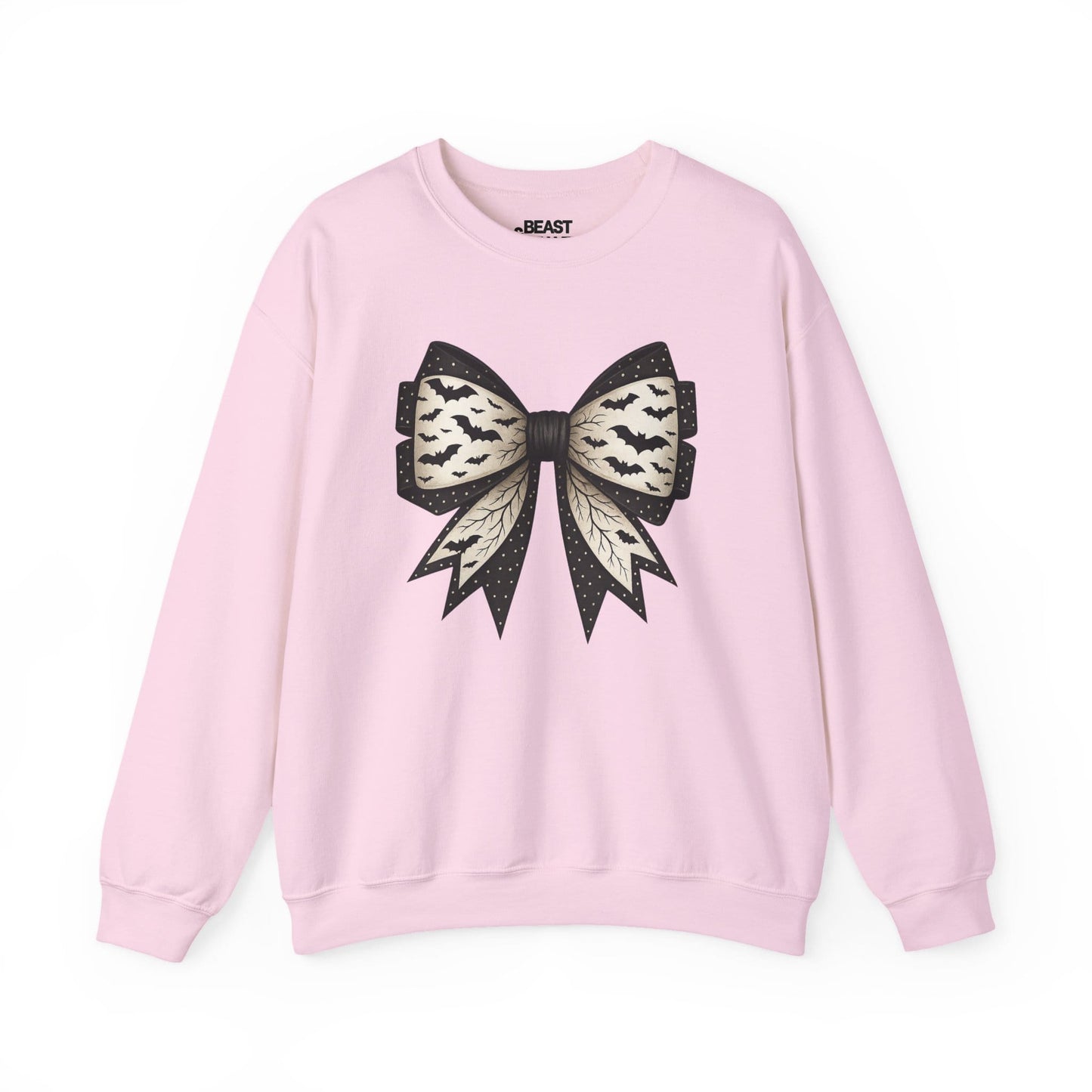 bat lace bow sweatshirt light pink sweatshirt uk coquette gift idea