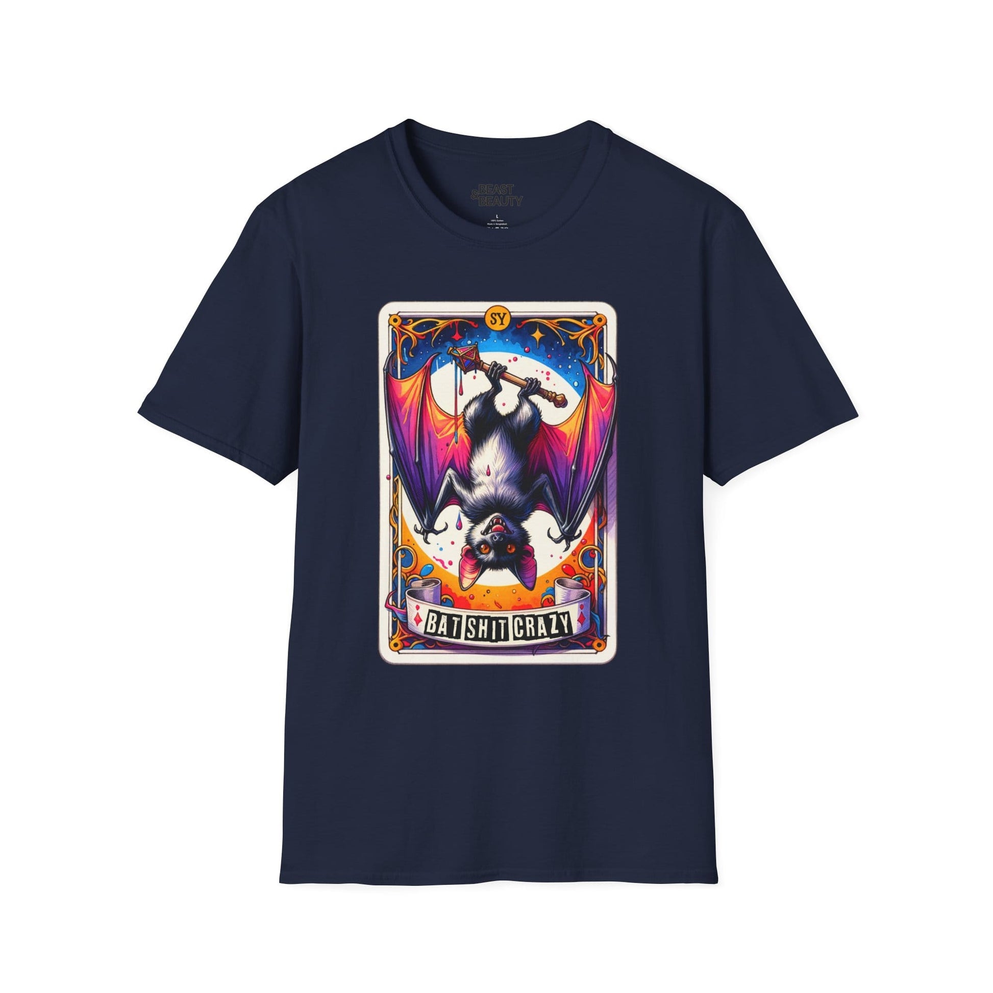 batshit crazy tarot graphic t-shirt t-shirt fourth colour product image