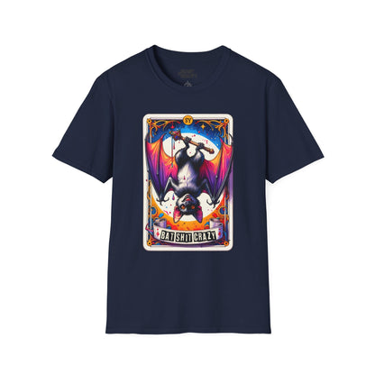 Batshit Crazy Tarot Graphic T-Shirt Navy / S gift_idea unique_gift personalised_gift