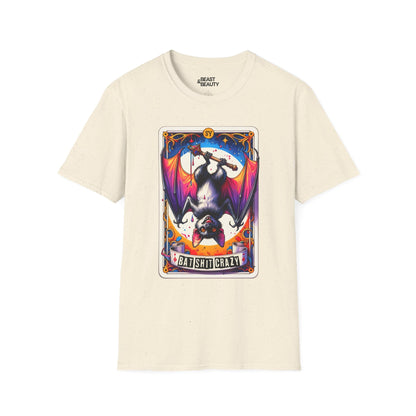 Batshit Crazy Tarot Graphic T-Shirt Natural / M gift_idea unique_gift personalised_gift