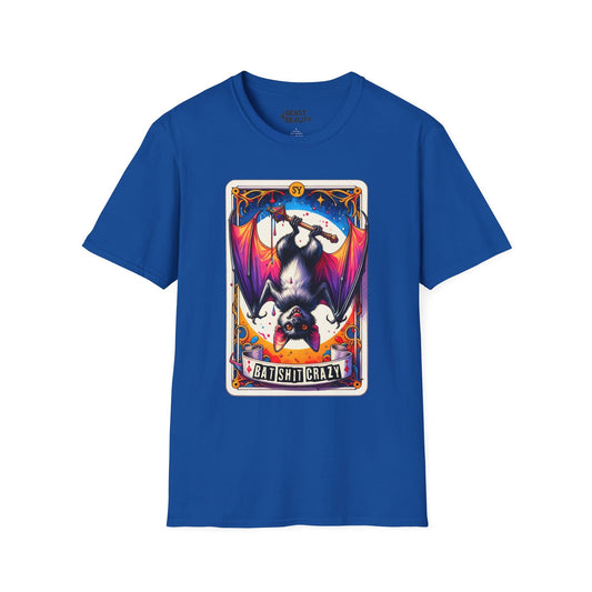 Batshit Crazy Tarot Graphic T-Shirt Royal / S gift_idea unique_gift personalised_gift
