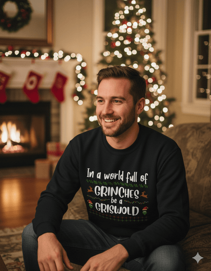 Be a Griswold Not a Grinch – Funny Family Christmas Jumper gift_idea unique_gift personalised_gift