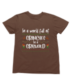 Be a Griswold Not a Grinch – Funny Family Christmas Jumper T-Shirt / small / Brown gift_idea unique_gift personalised_gift