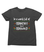 Be a Griswold Not a Grinch – Funny Family Christmas Jumper T-Shirt / small / Grey gift_idea unique_gift personalised_gift