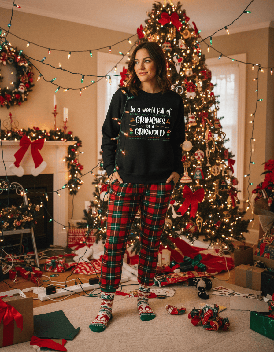 Be a Griswold Not a Grinch – Funny Family Christmas Jumper gift_idea unique_gift personalised_gift