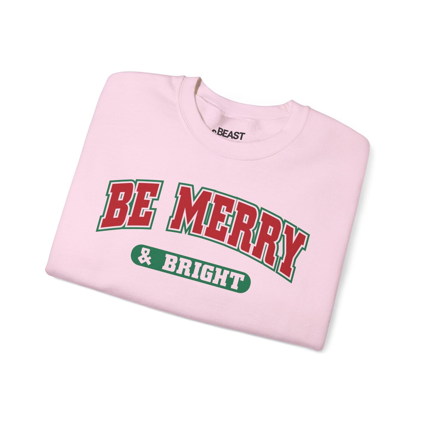 be merry & bright christmas sweatshirt sweatshirt uk Christmas gift idea image 4