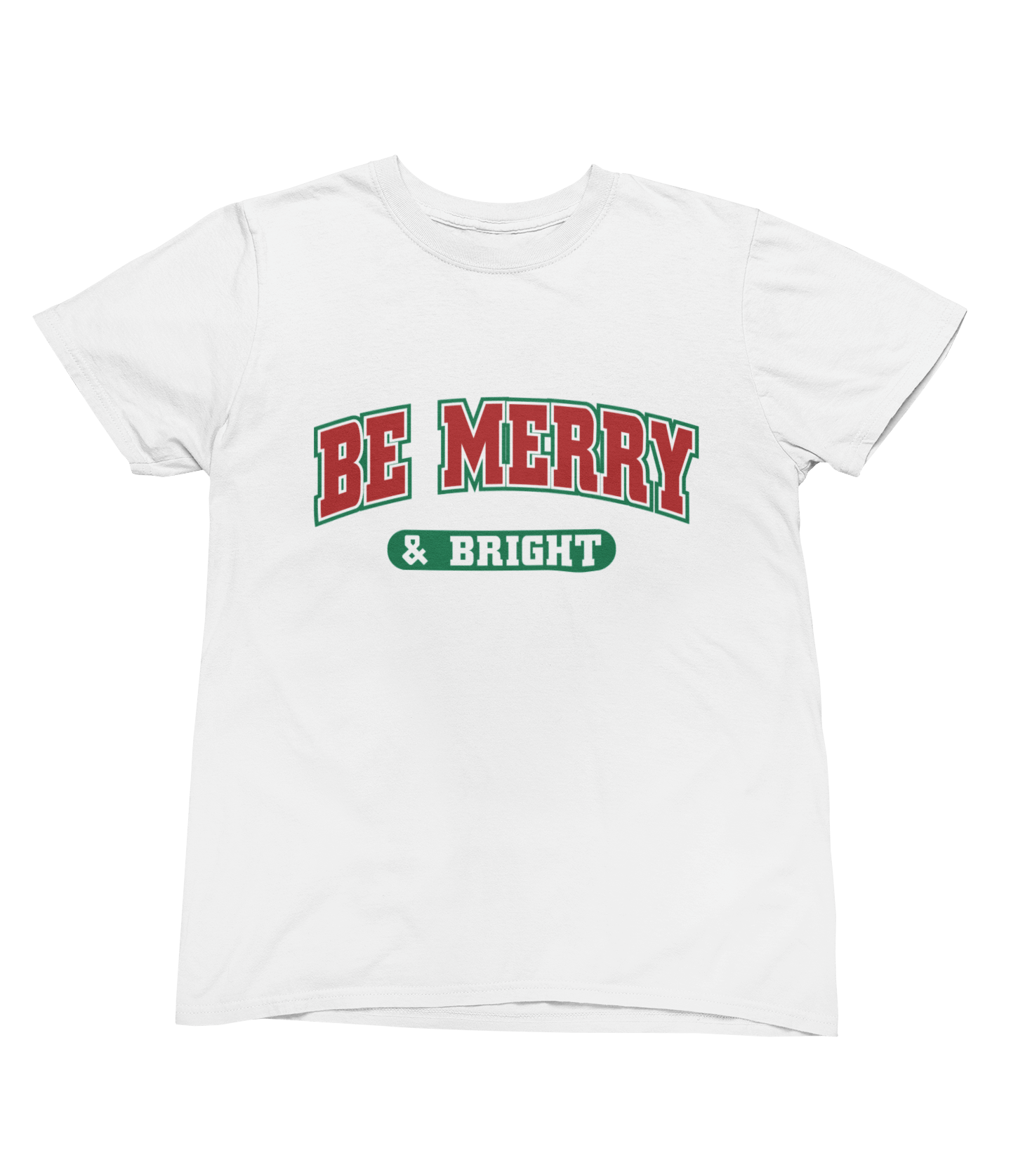 Beast and Beauty T-Shirt / 3XL (Adult) / White Be Merry & Bright Christmas Sweatshirt – Retro Holiday Jumper UK