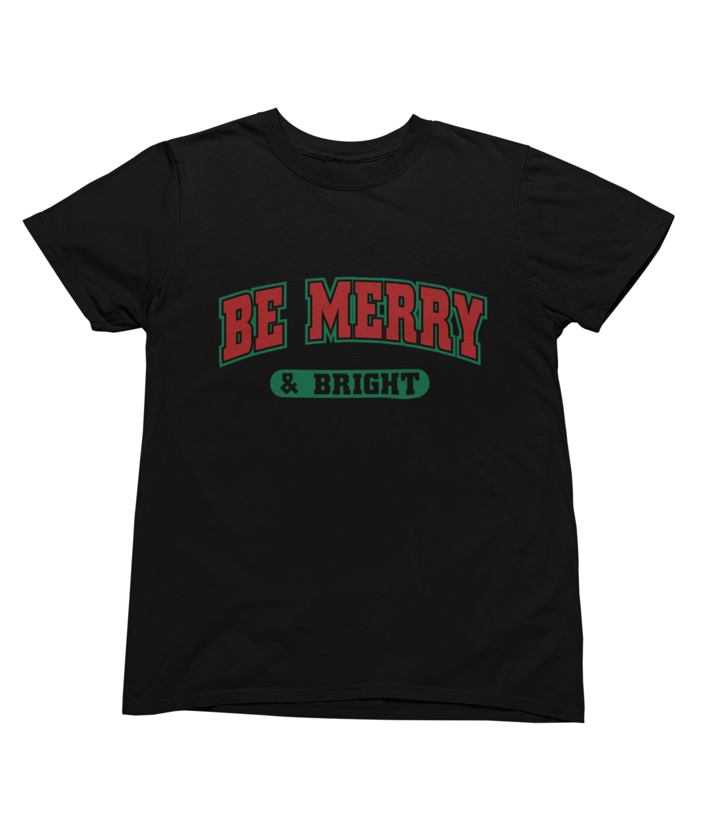 Beast and Beauty T-Shirt / 3XL (Adult) / Black Be Merry & Bright Christmas Sweatshirt – Retro Holiday Jumper UK