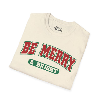 be merry & bright christmas t-shirt t-shirt uk Christmas gift idea image 5