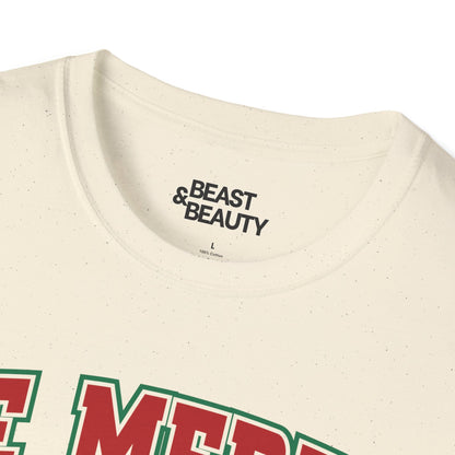be merry & bright christmas t-shirt t-shirt uk Christmas gift idea image 4