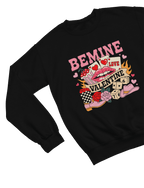 Be Mine Western Valentine Graphic T-Shirt & Sweatshirt Gift Sweatshirt / Small / Black gift_idea unique_gift personalised_gift