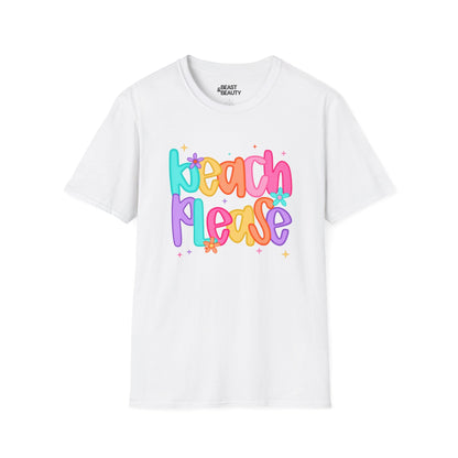 beach please t-shirt white t-shirt uk gift gift idea