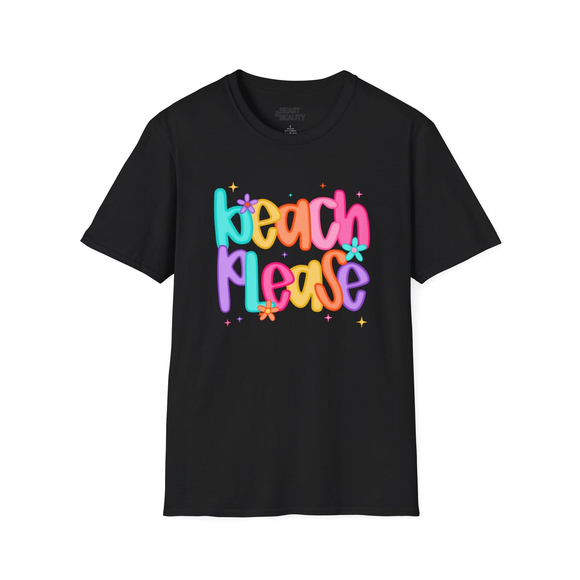 beach please t-shirt black t-shirt uk gift gift idea