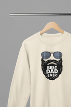 Best Dad Ever Father's Day T-Shirt/Sweatshirt Sweatshirt / Small / Sand gift_idea unique_gift personalised_gift