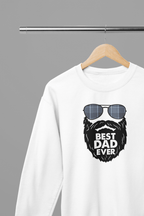 Best Dad Ever Father's Day T-Shirt/Sweatshirt Sweatshirt / Small / White gift_idea unique_gift personalised_gift