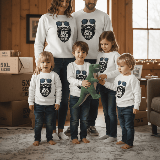 Best Dad Ever Sweatshirt | Funny Bearded Dad Gift | Sizes S-5XL gift_idea unique_gift personalised_gift