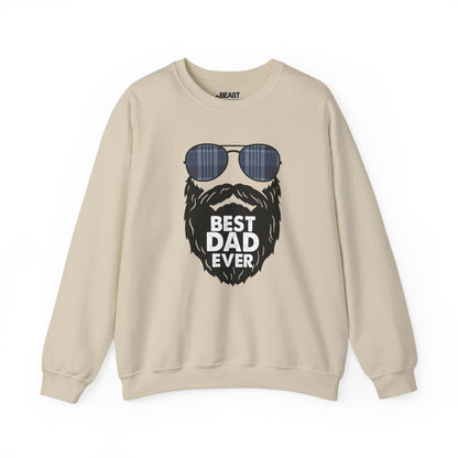 best dad ever sweatshirt funny bearded dad gift sizes s-5xl sand sweatshirt uk Christmas gift idea