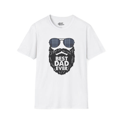 best dad ever t-shirt funny bearded dad gift tee sizes s-3xl white t-shirt uk Christmas gift idea