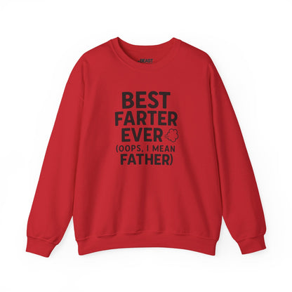 best farter ever sweatshirt funny dad gift sizes s-5xl red sweatshirt uk Christmas gift idea