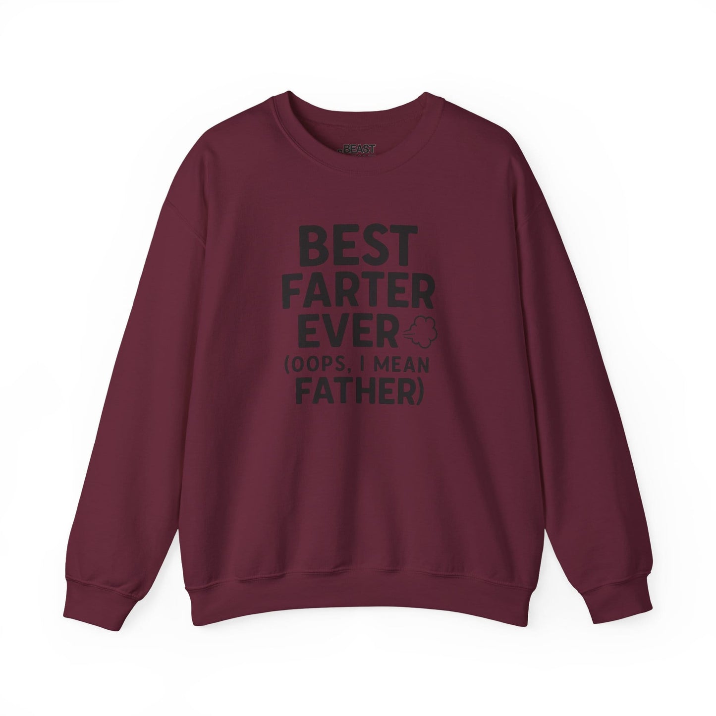 best farter ever sweatshirt funny dad gift sizes s-5xl maroon sweatshirt uk Christmas gift idea