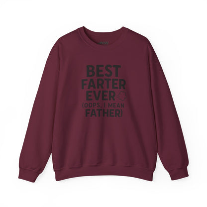 best farter ever sweatshirt funny dad gift sizes s-5xl maroon sweatshirt uk Christmas gift idea