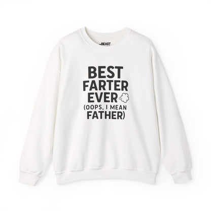 best farter ever sweatshirt funny dad gift sizes s-5xl white sweatshirt uk Christmas gift idea