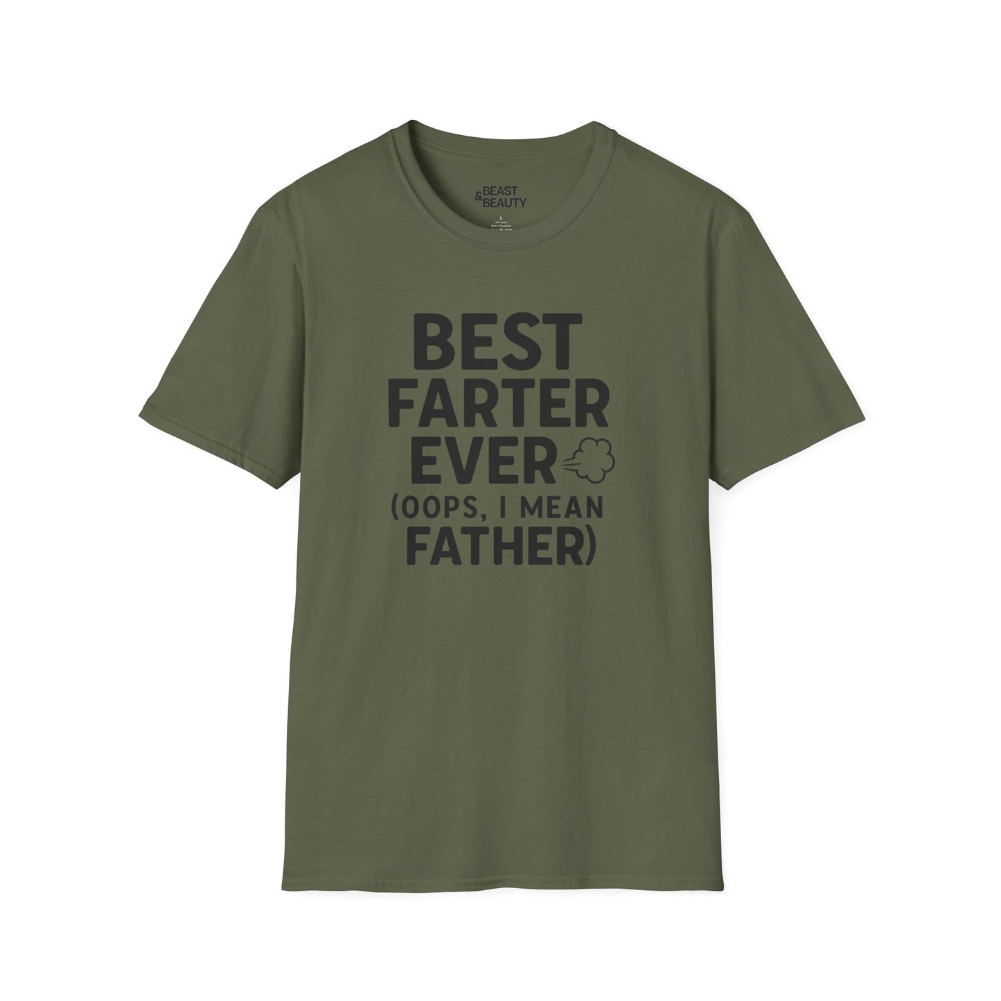 best farter ever t-shirt funny dad gift tee sizes s-3xl military green t-shirt uk Christmas gift idea