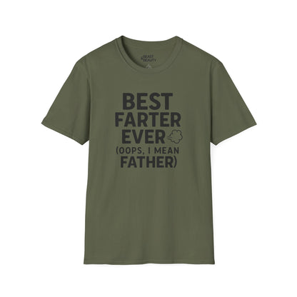 best farter ever t-shirt funny dad gift tee sizes s-3xl military green t-shirt uk Christmas gift idea