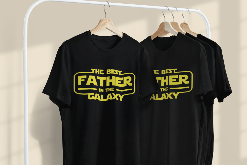 Best Father in the Galaxy T-Shirt / Sweatshirt – Funny Sci-Fi Dad Gift gift_idea unique_gift personalised_gift