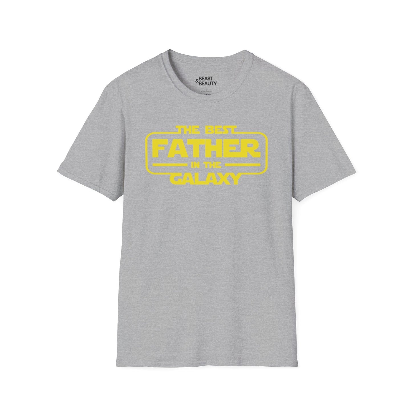 best father in the galaxy t shirt funny dad gift tee sport grey t-shirt uk Father's Day gift idea