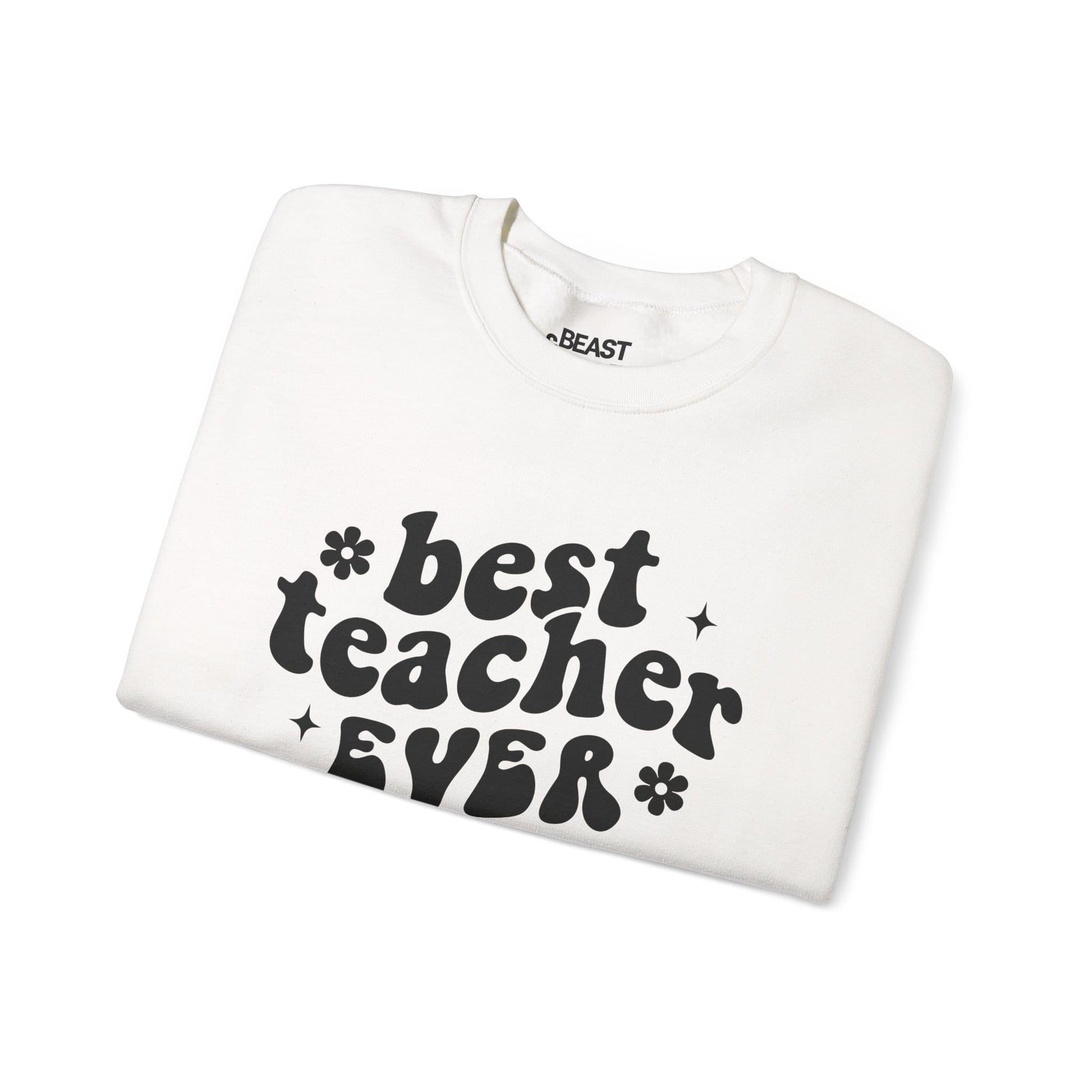Best Teacher Ever Sweatshirt – Retro Teacher Crewneck gift_idea unique_gift personalised_gift