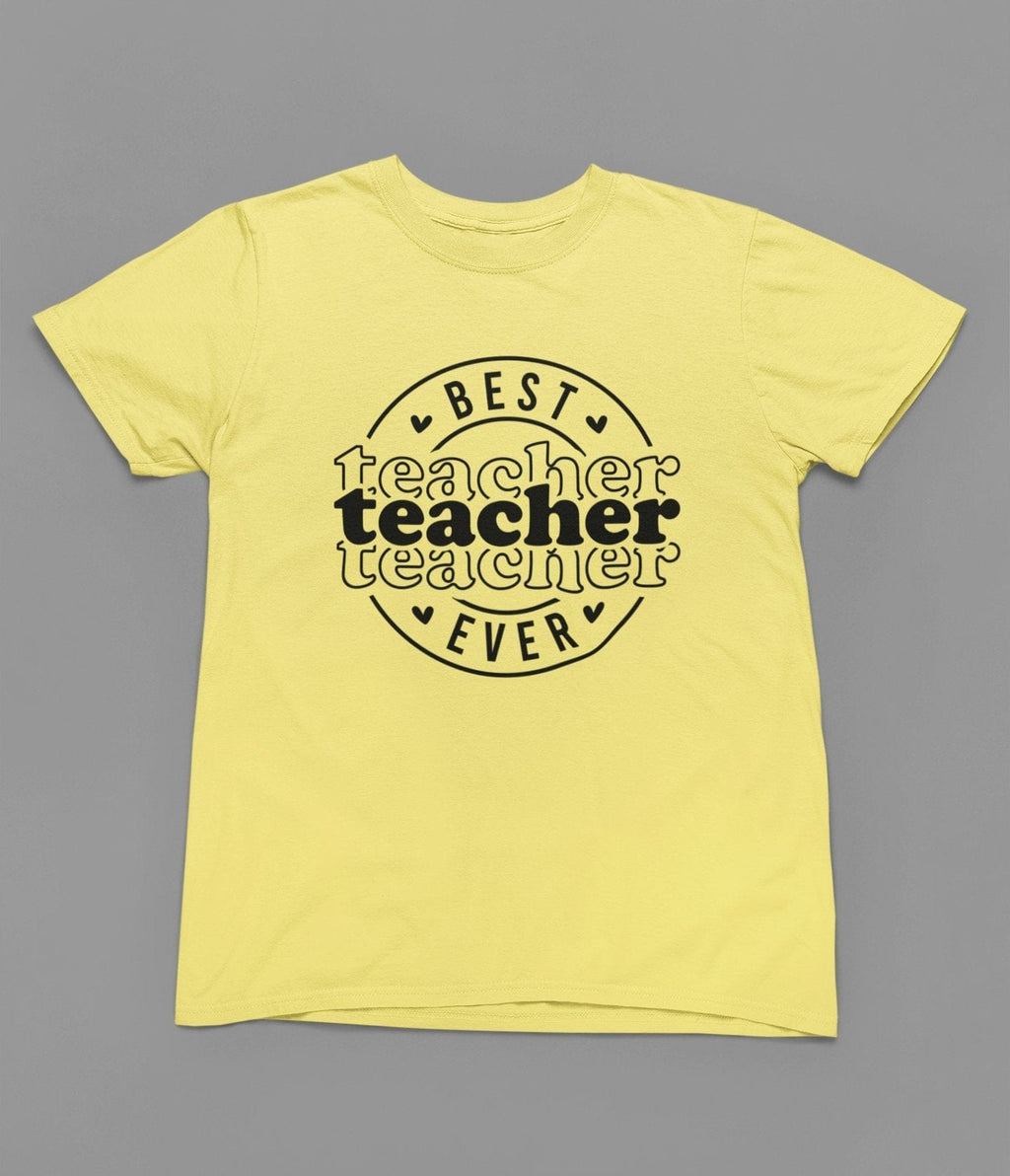 Best Teacher Ever T-Shirt gift_idea unique_gift personalised_gift