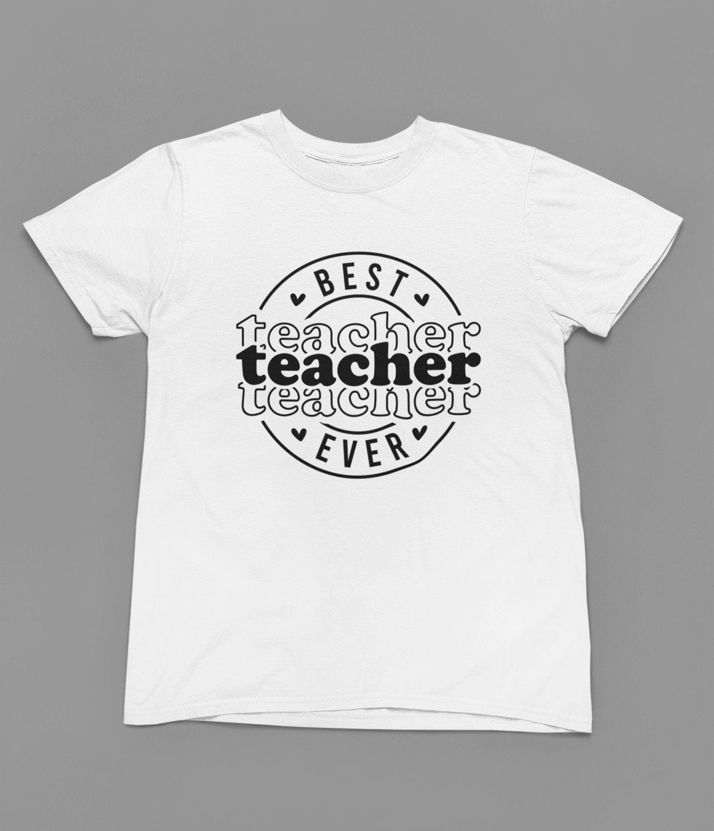 Best Teacher Ever T-Shirt gift_idea unique_gift personalised_gift