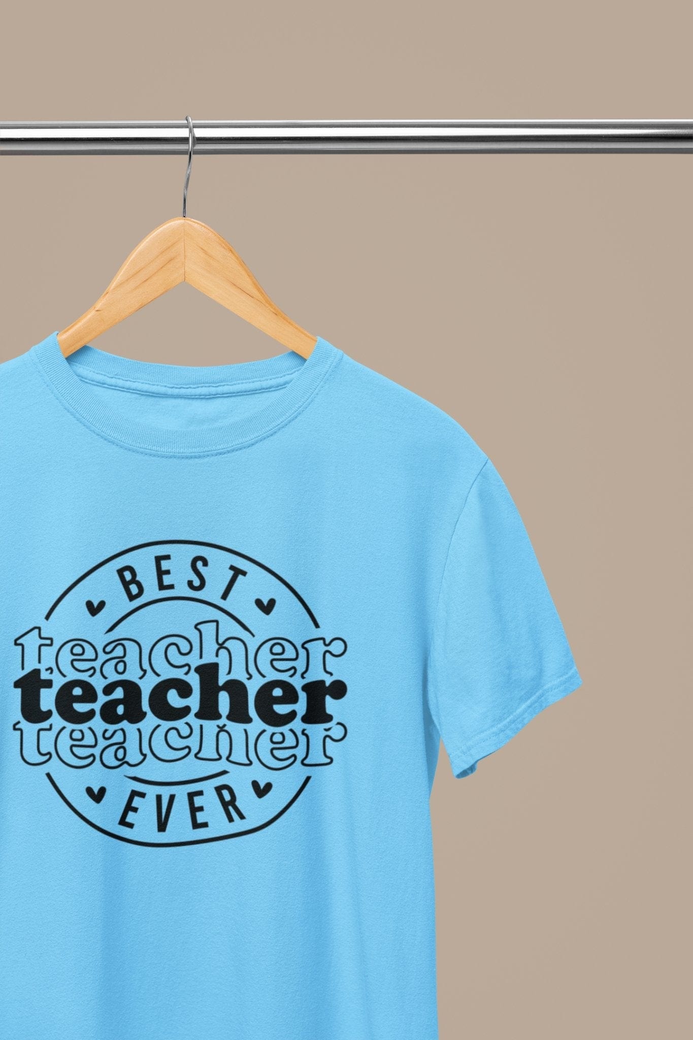 Best Teacher Ever T-Shirt small / Blue gift_idea unique_gift personalised_gift