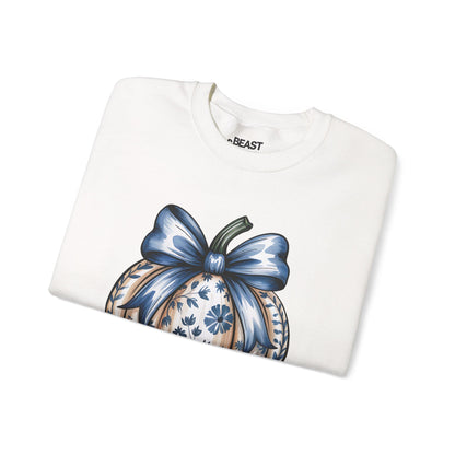 blue bow pumpkin sweatshirt sweatshirt uk coquette gift idea image 5