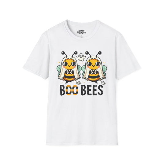 Boo Bees Funny Halloween Adult T-Shirt White / S gift_idea unique_gift personalised_gift
