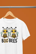 Boo Bees Funny Halloween Sweatshirt & T-Shirt | Cute Ghost Bees White / Small / T-Shirt gift_idea unique_gift personalised_gift