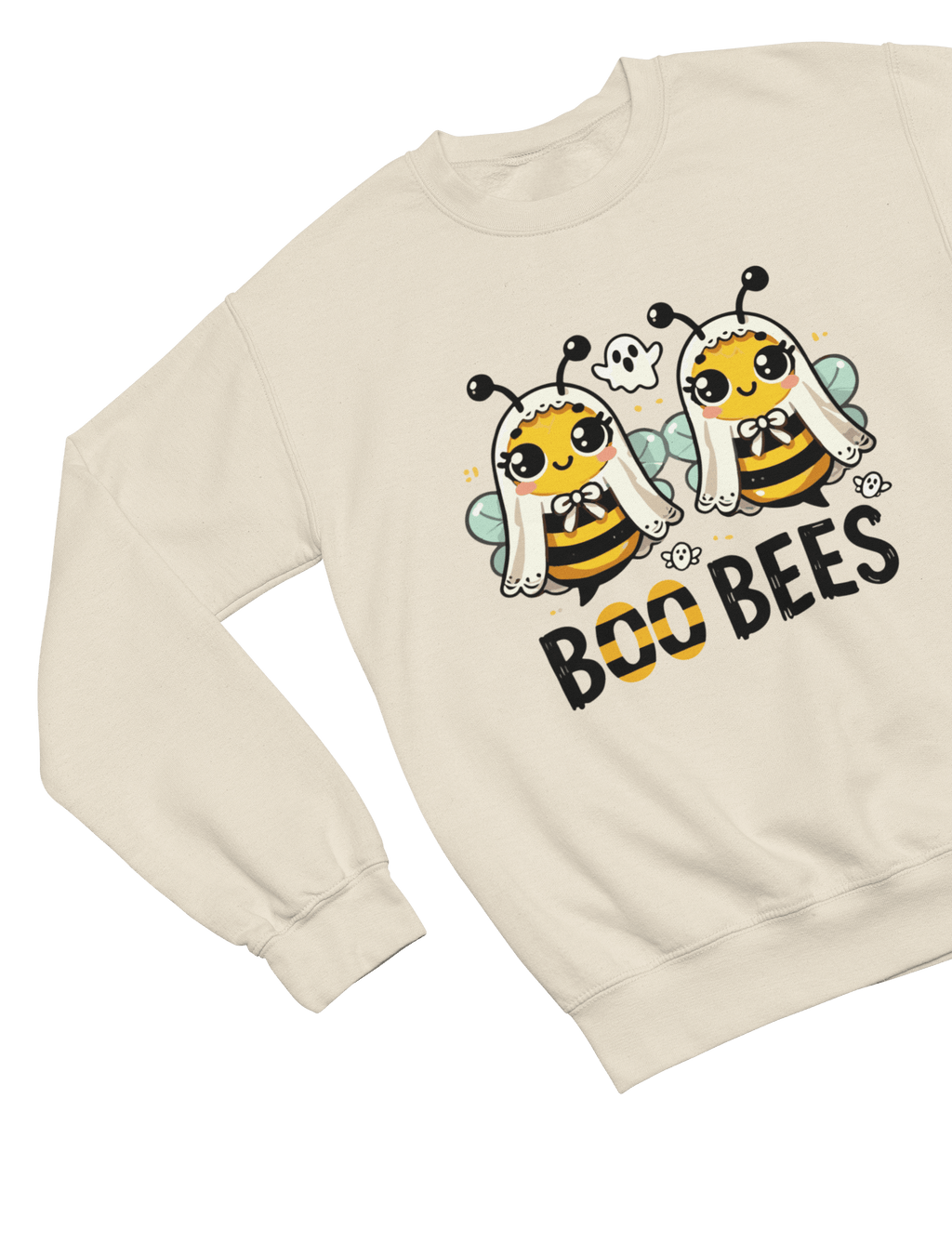 Boo Bees Funny Halloween Sweatshirt & T-Shirt | Cute Ghost Bees gift_idea unique_gift personalised_gift