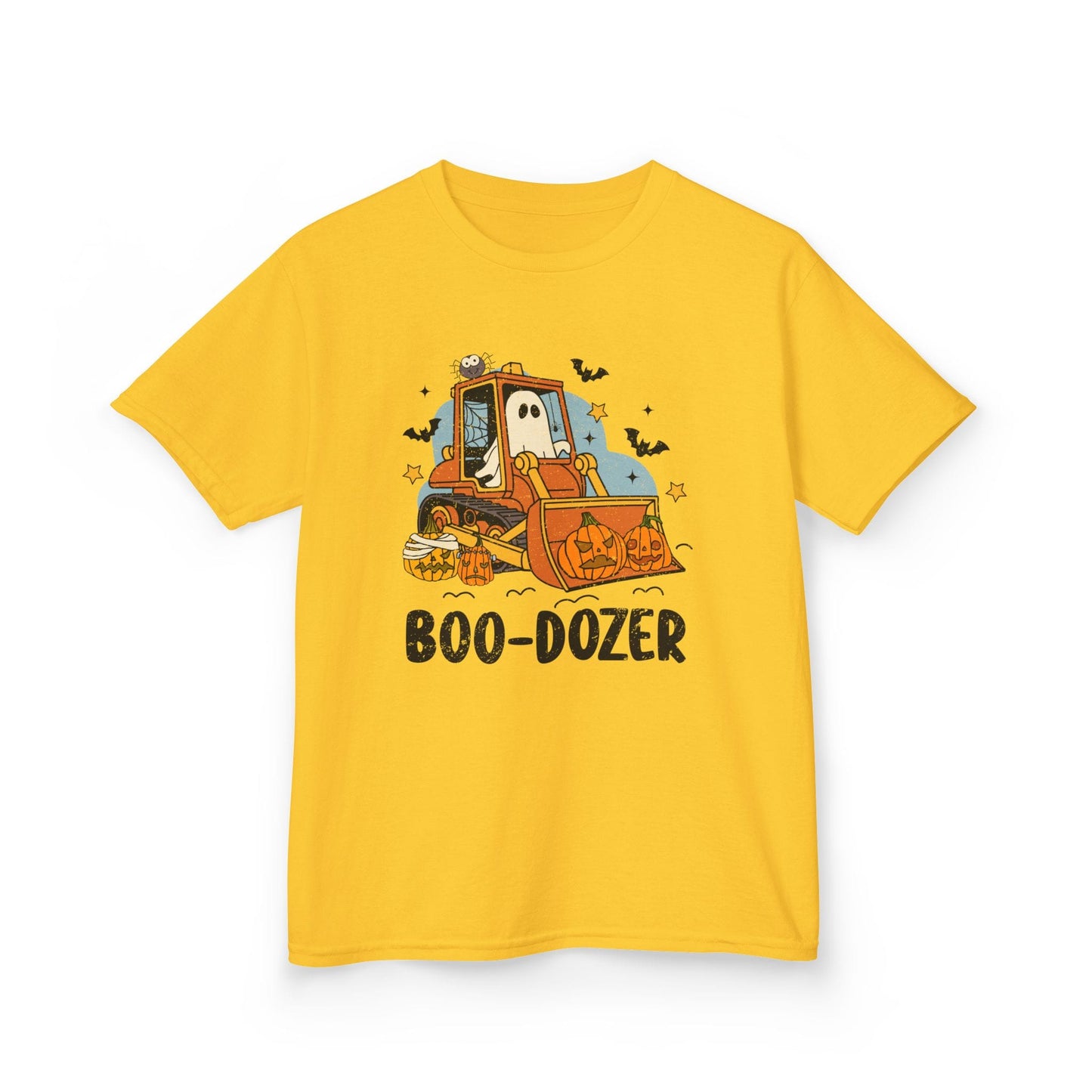 Boo-Dozer Halloween Construction Kids T-Shirt Daisy / XS gift_idea unique_gift personalised_gift