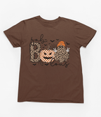 Boojee Ghost Retro Fab-BOO-lous Halloween Sweatshirt & T-Shirt T-Shirt / Brown / Small gift_idea unique_gift personalised_gift
