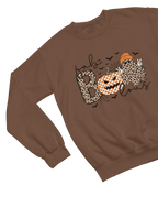 Boojee Ghost Retro Fab-BOO-lous Halloween Sweatshirt & T-Shirt Sweatshirt / Brown / Small gift_idea unique_gift personalised_gift