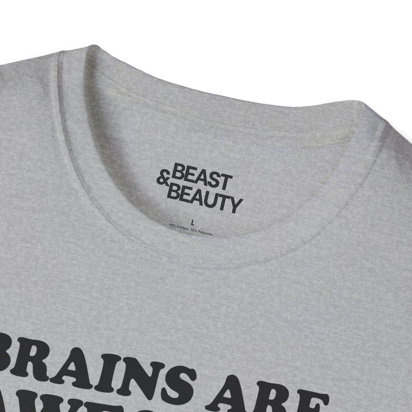 Brains Are Awesome Funny Halloween T-Shirt gift_idea unique_gift personalised_gift