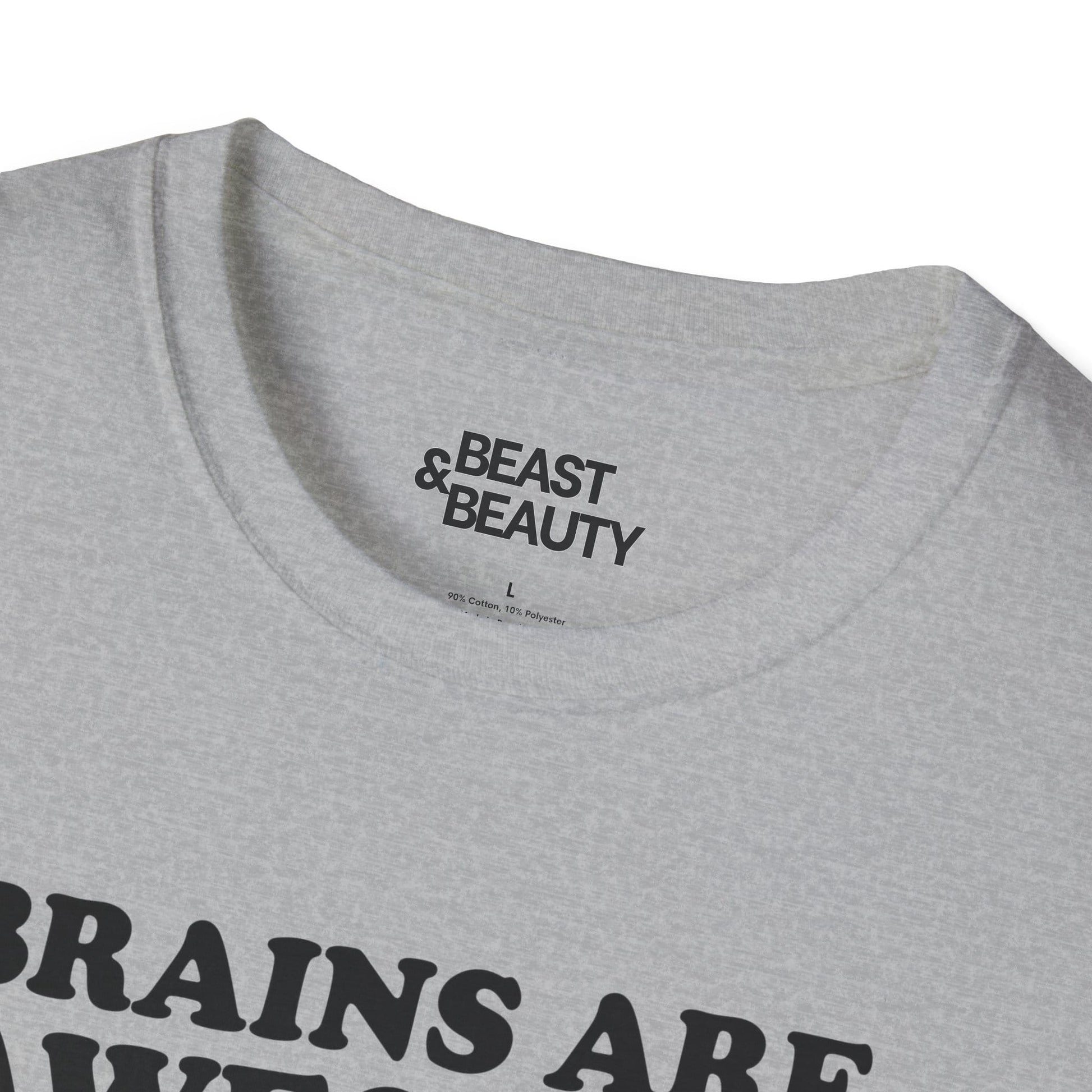 Brains Are Awesome Funny Halloween T-Shirt gift_idea unique_gift personalised_gift