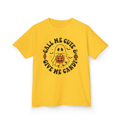 Call Me Cute Give Me Candy Kids Halloween T-Shirt Daisy / XS gift_idea unique_gift personalised_gift