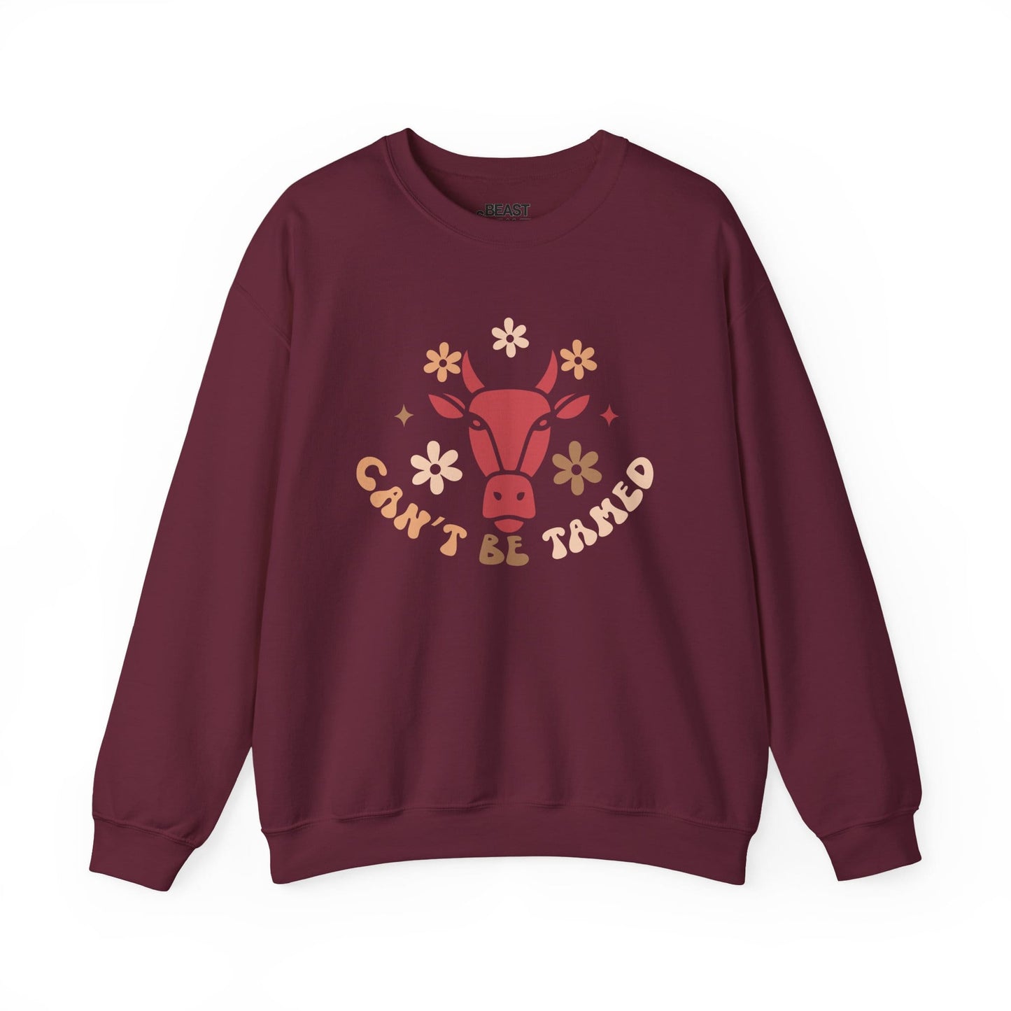 can t be tamed cowgirl sweatshirt maroon sweatshirt uk cowgirl gift idea