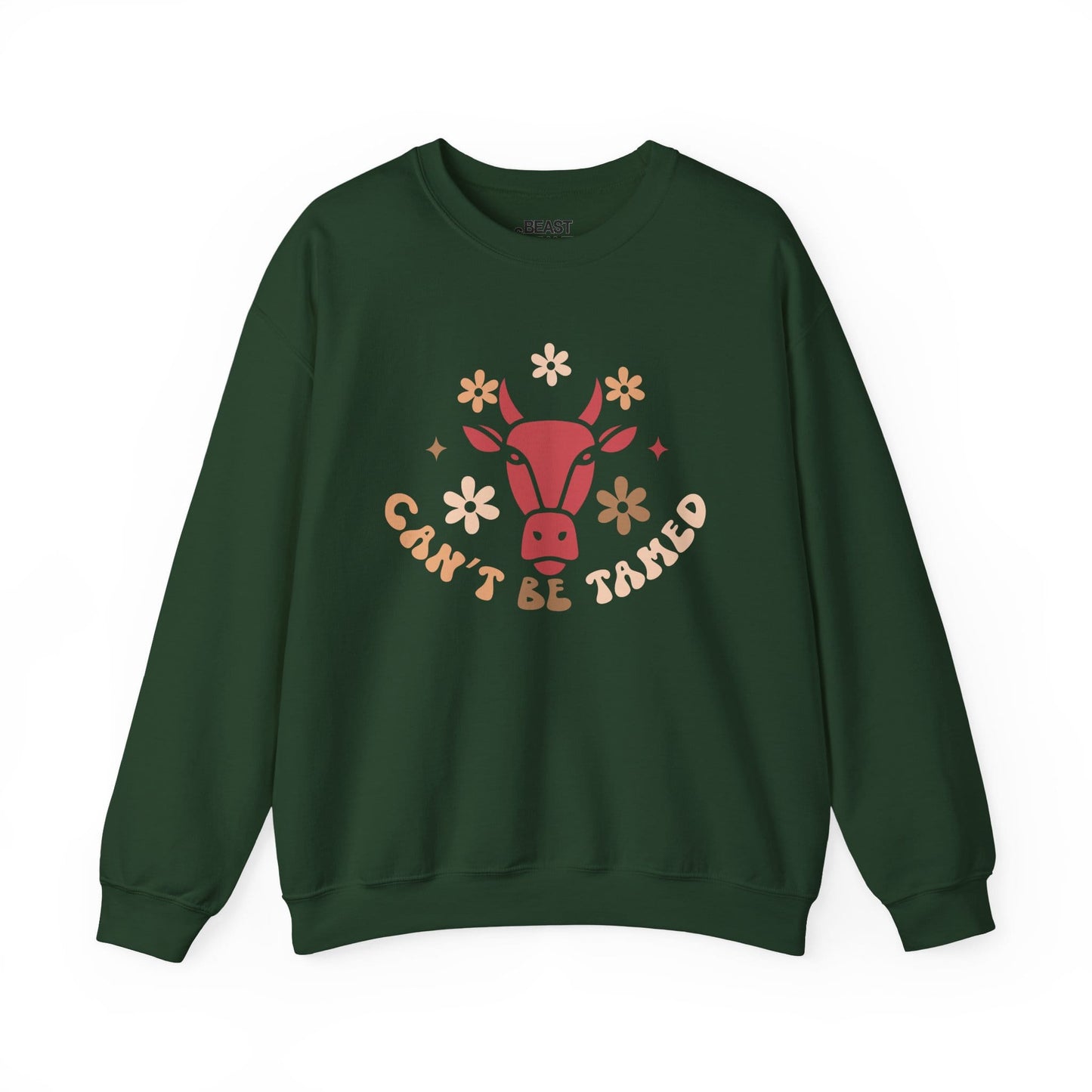 can t be tamed cowgirl sweatshirt forest green sweatshirt uk cowgirl gift idea