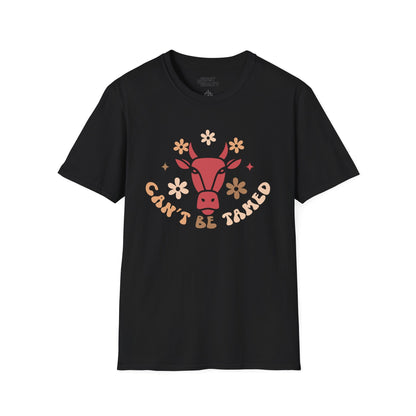 can t be tamed cowgirl t-shirt black t-shirt uk cowgirl gift idea