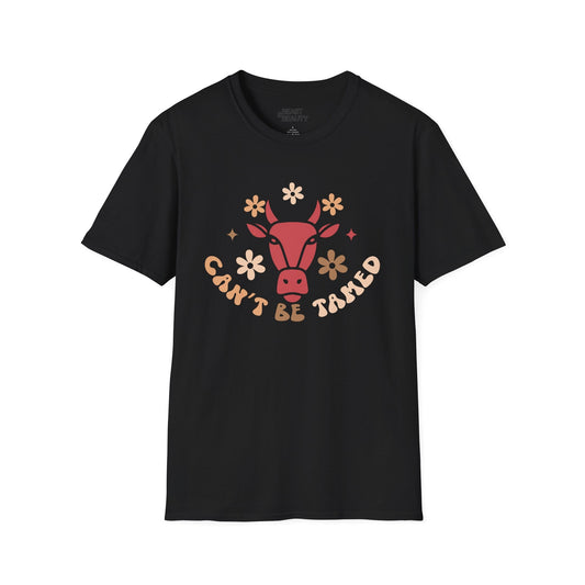 can t be tamed cowgirl t-shirt black t-shirt uk cowgirl gift idea