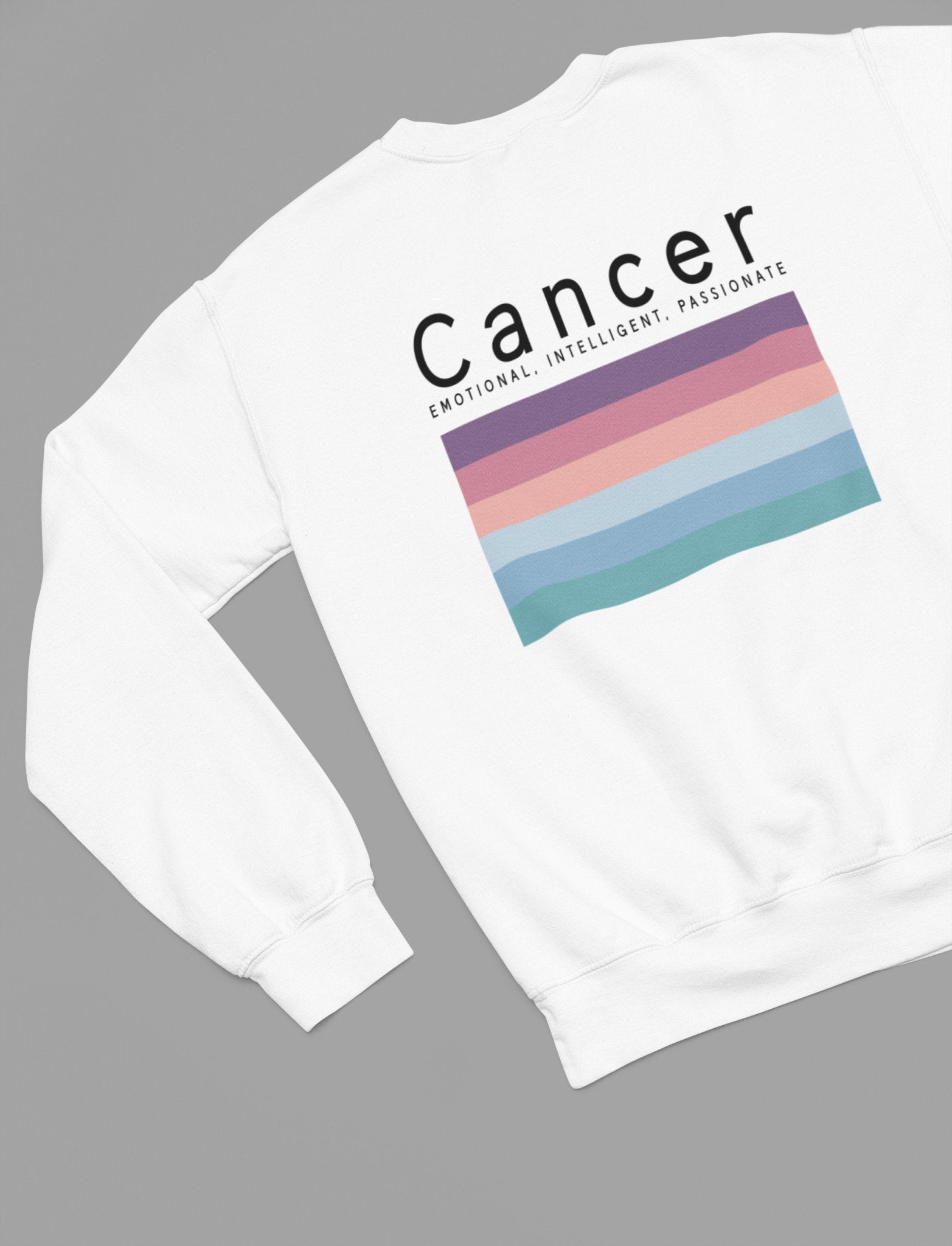 CANCER Zodiac Colour Palette Sweatshirt - Beast & Beauty Clothing LTD - Zodiac Sweatshirt - small - 